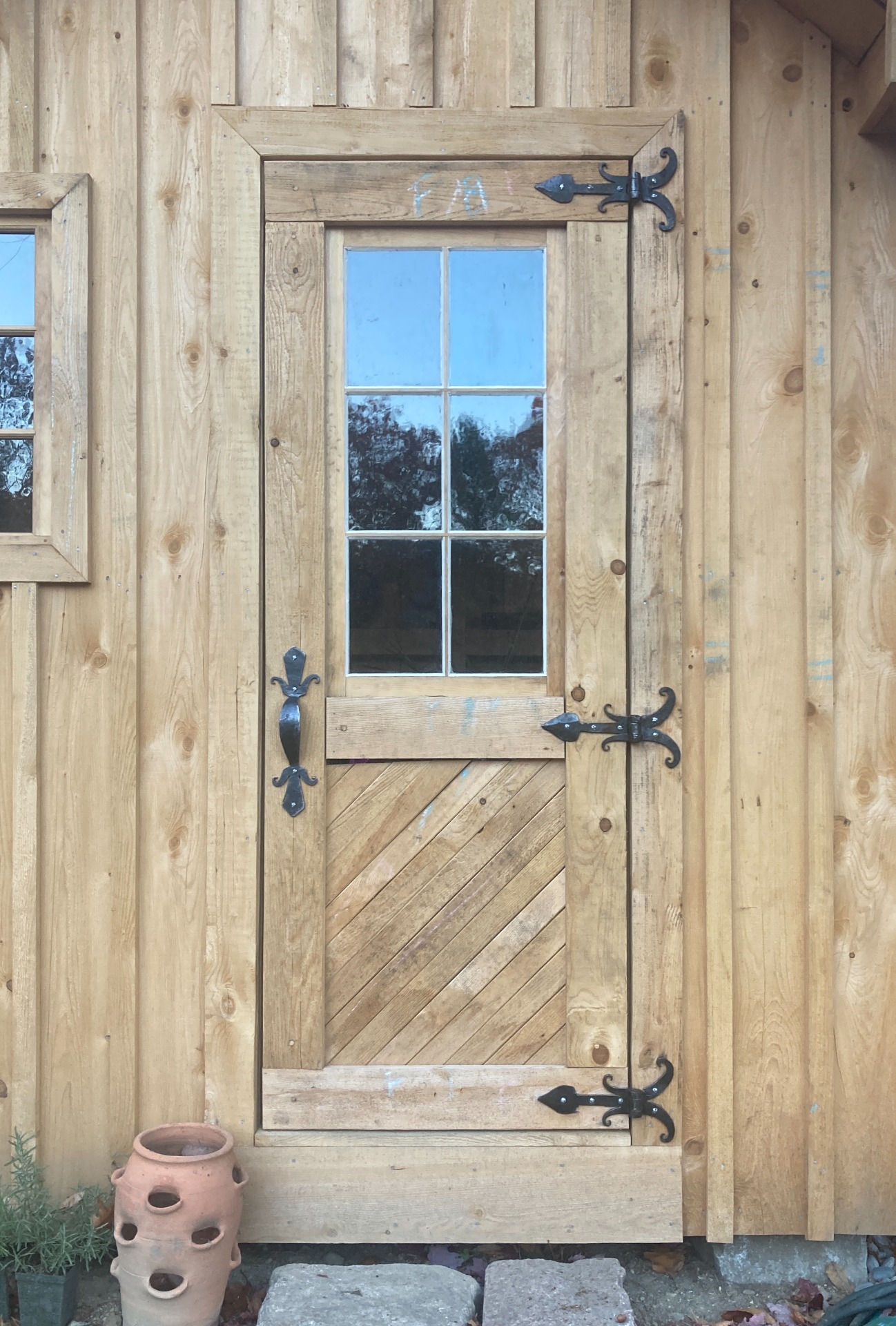 She-Shed Hinges and Door Pull